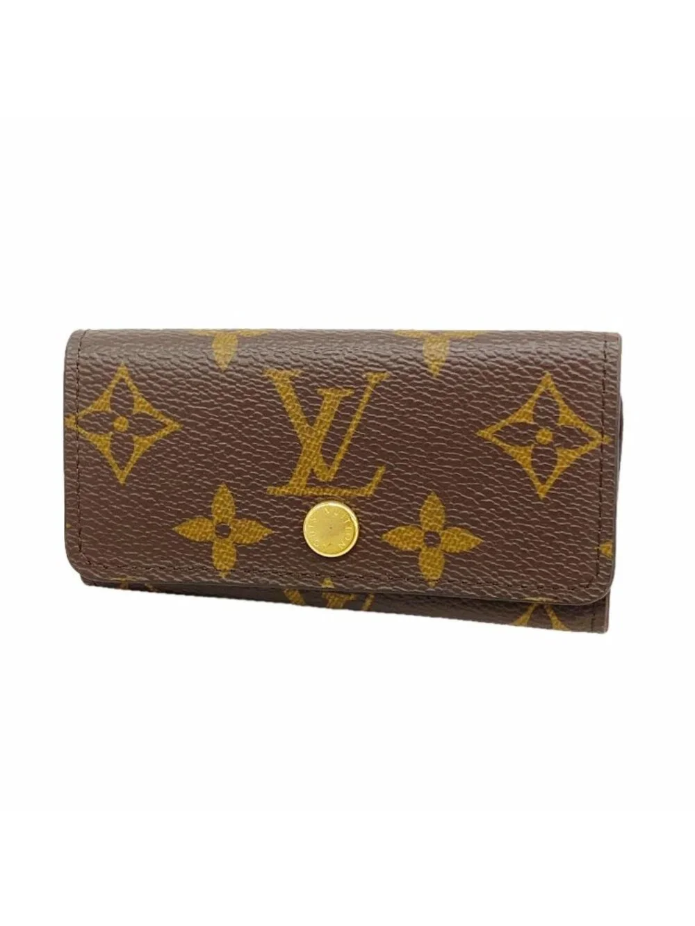 Louis Vuitton Key Case Monogram Multicles 4 Brown Key Holder